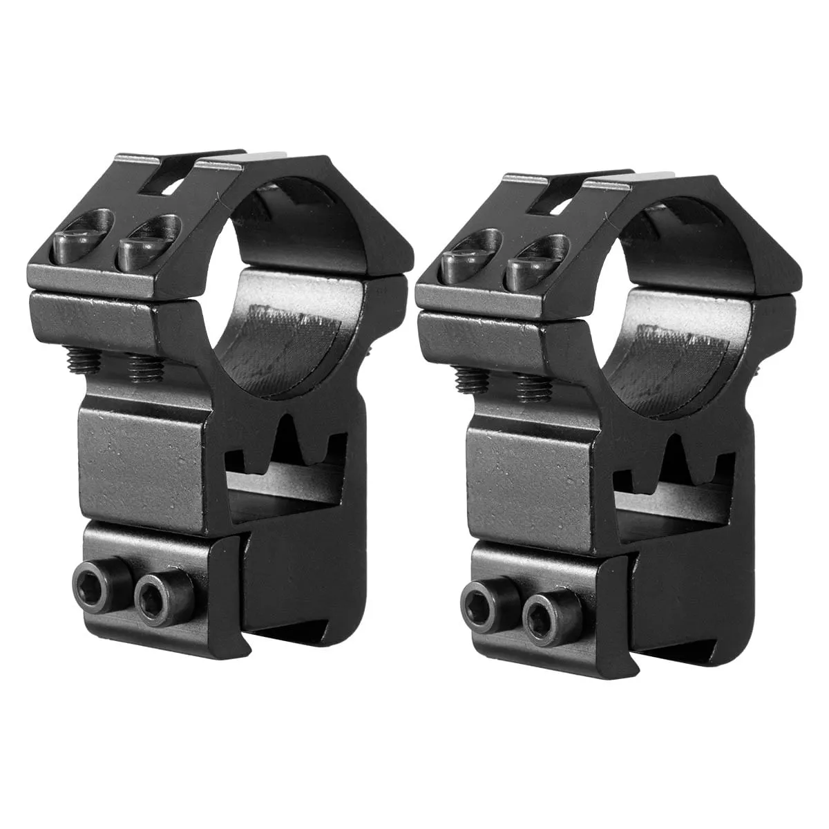 Mount Suporte de Lunetas Alto 26mm com Trilho 11mm e Tubo de 25mm - Quick Shot