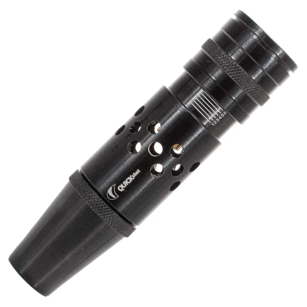 Muzzle Break Air Stripper para PCP 1/2" UNF 20FPP Ajustável QS Pro Preto - Quick Shot