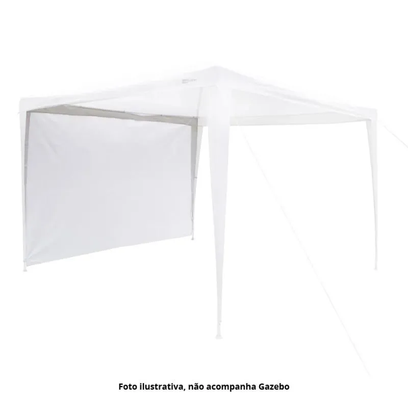 Parede p/Gazebo Nautika Fiesta 3X3M Bco