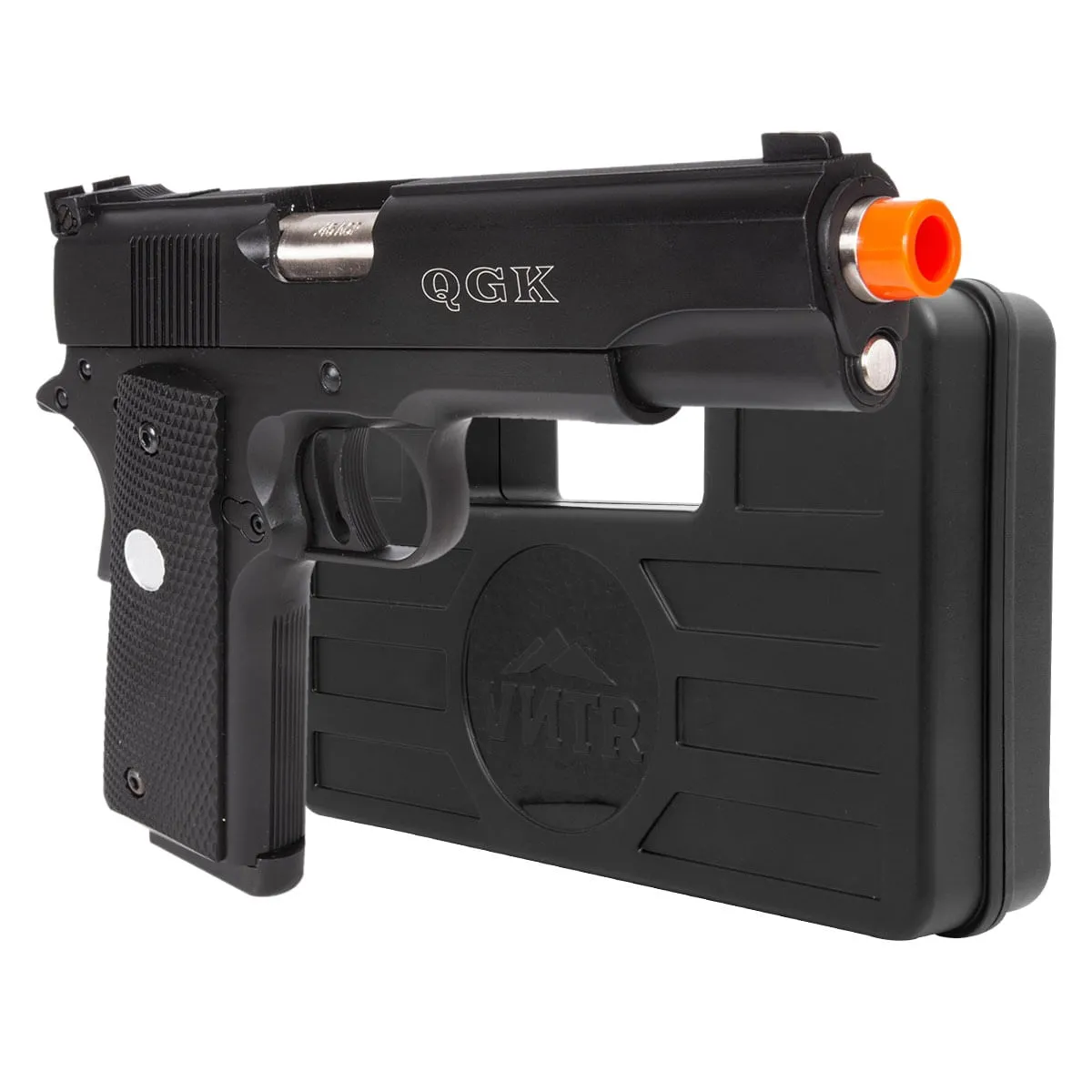 Pistola de Airsoft GBB Green Gas Mk-IV 70 R29 Black Slide Metal + Maleta