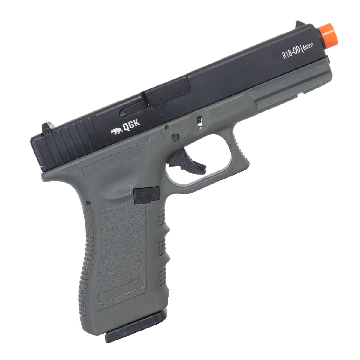 Pistola de Airsoft GBB R18 Green Blowback Slide Metal