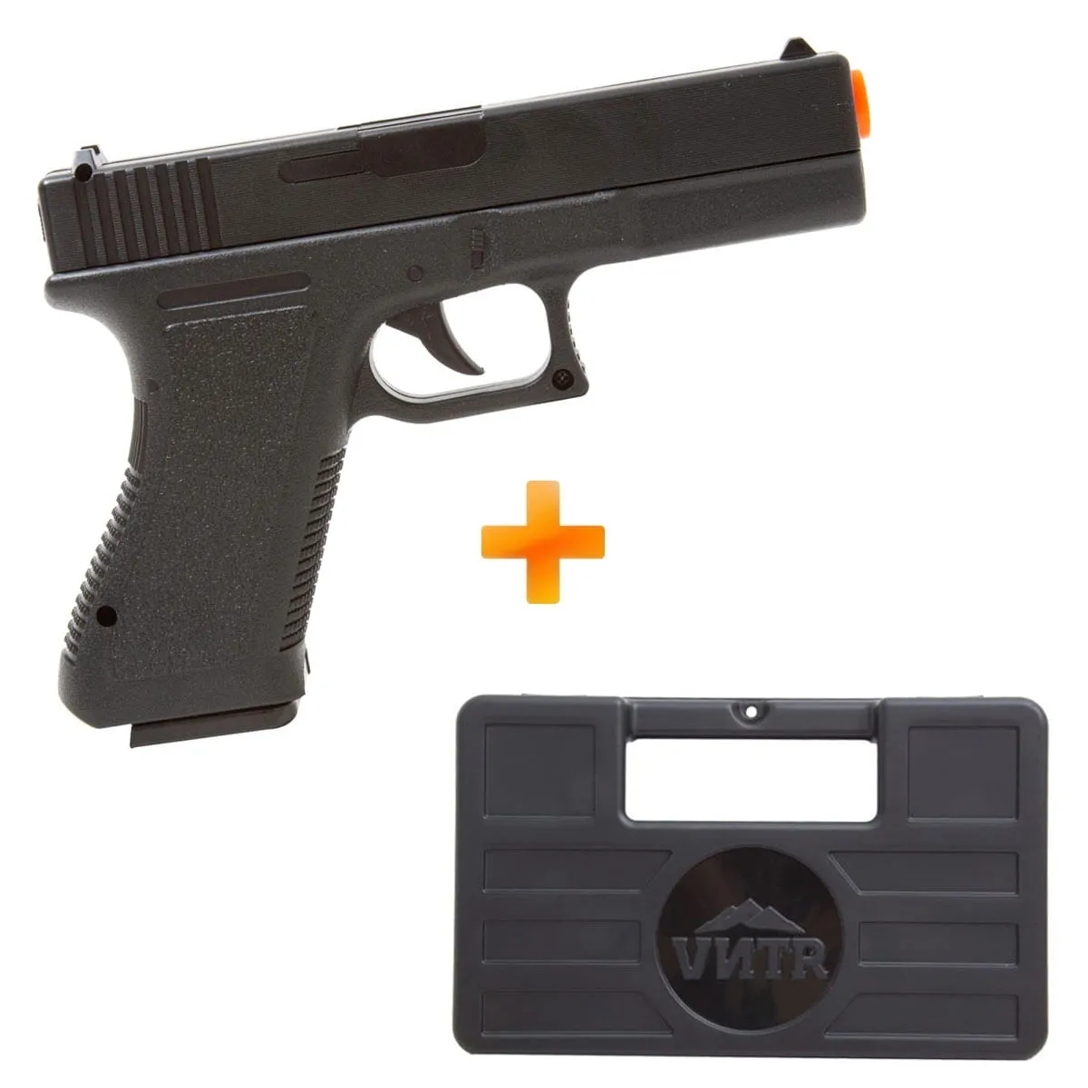 Pistola de Airsoft VG GK-V307 Spring 6.0mm - VIGOR + Maleta