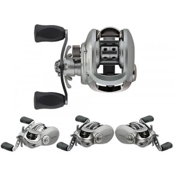 Carretilha Daiwa Laguna 100 HSL (esquerda)