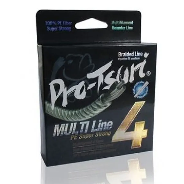 Linha multifilamento Pro-Tsuri 4X - 0,28 mm - 30 lbs - 137 m - Green