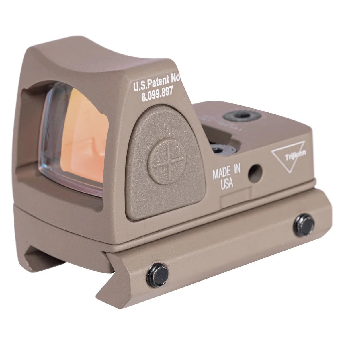 Red Dot Mini RMR Para Glock e Trilho 22mm Tan