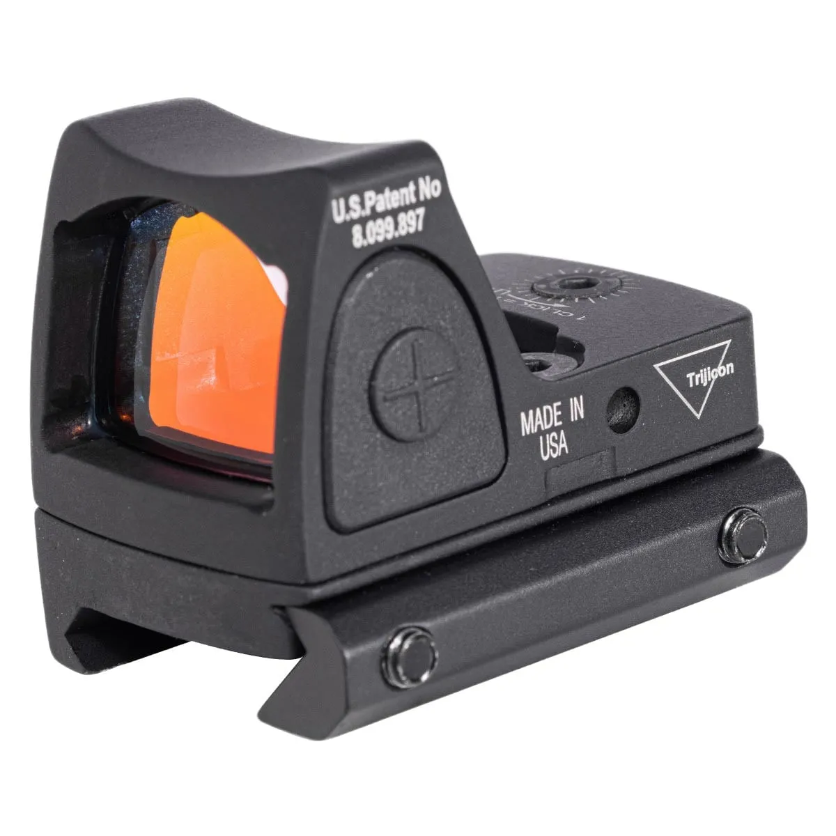 Red Dot Mini Sight Para Glock e Trilho 22mm Preto