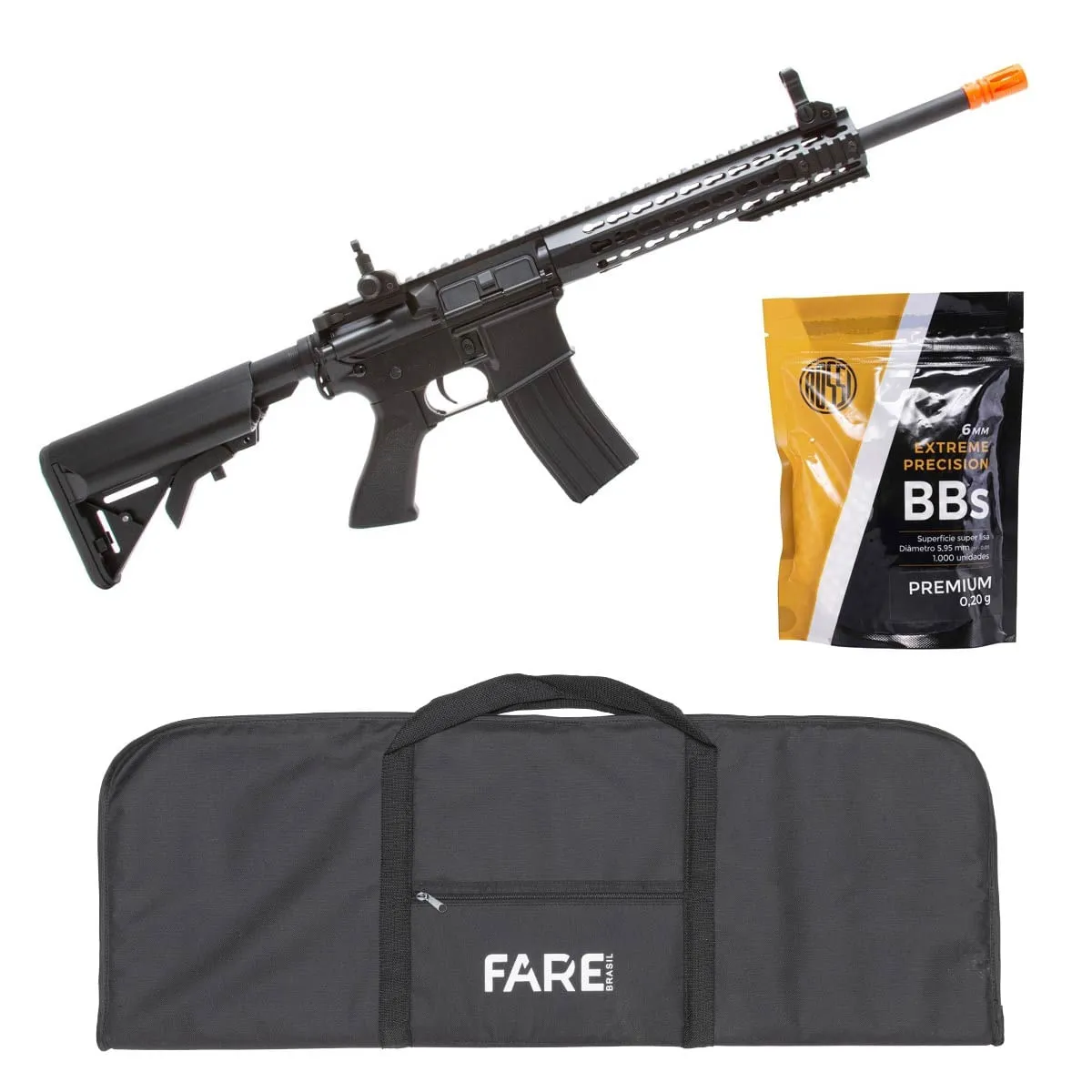 Rifle de Airsoft AEG M4A1 CM515 Black CYMA + Capa + BB's