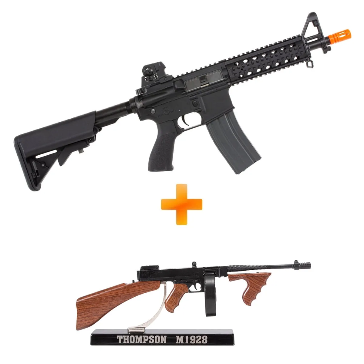 Rifle de Airsoft AEG M4A1 GR-15 Raider-L Blowback G&G + Miniatura