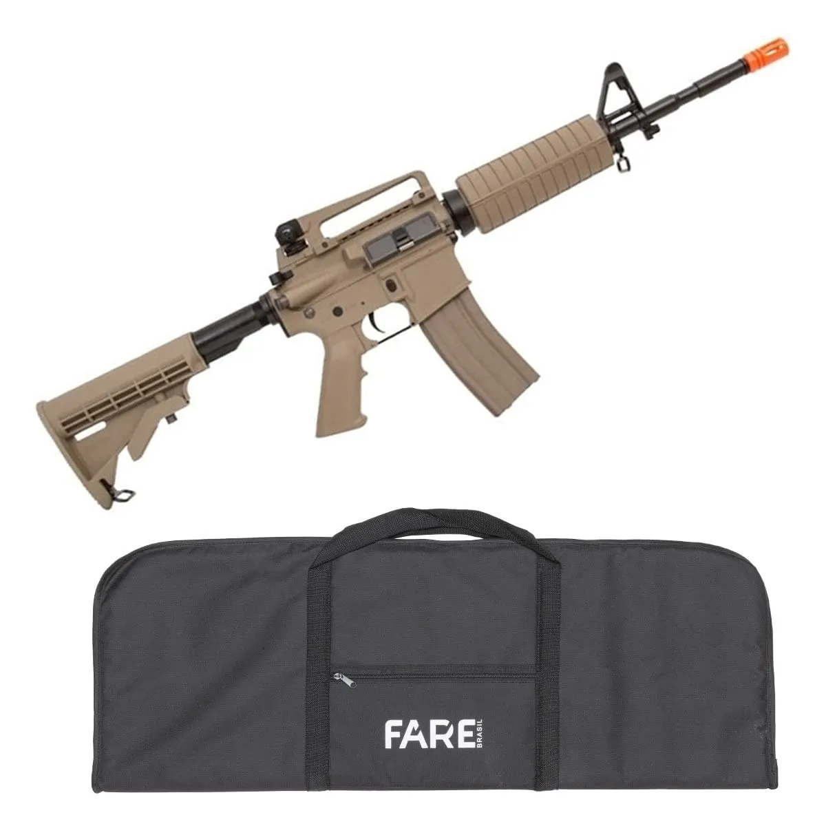 Rifle de Airsoft M4A1 Carbine CM16 Tan AEG - G&G + Capa