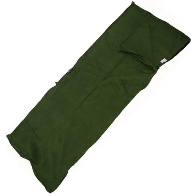 Saco / Manta de Dormir Mantafleece Verde Trilhas e Rumos