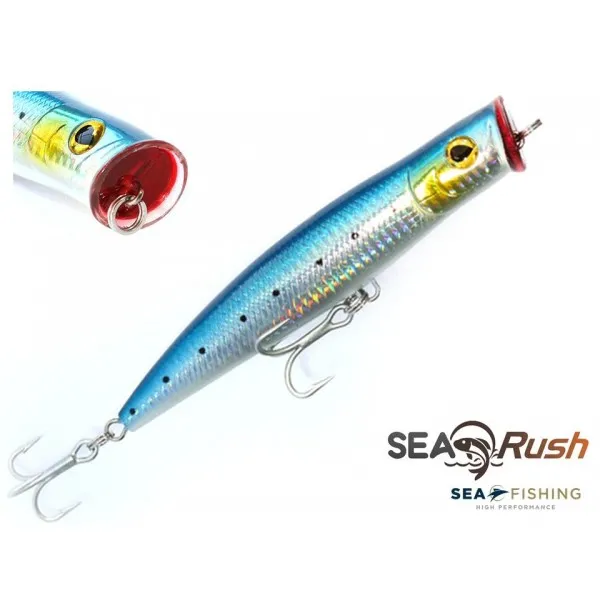 Isca Popper Sea Fishing modelo Sea Rush cor Azul - 52 g - 155 mm