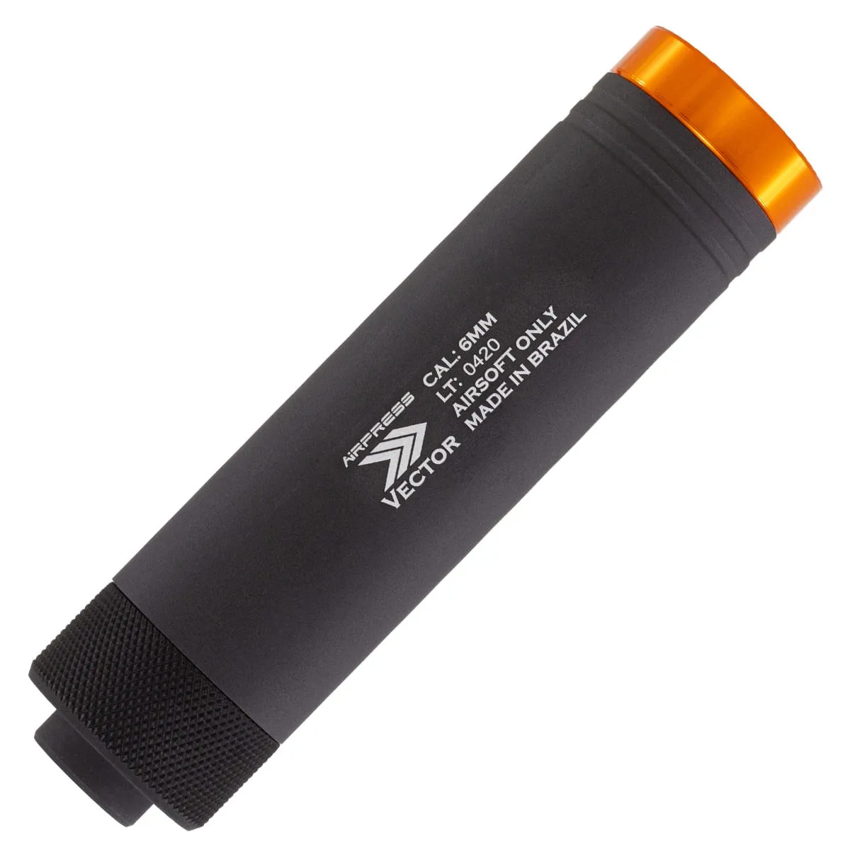 Silenciador Airsoft 35x140mm Rosca Esquerda V2 - Airpress