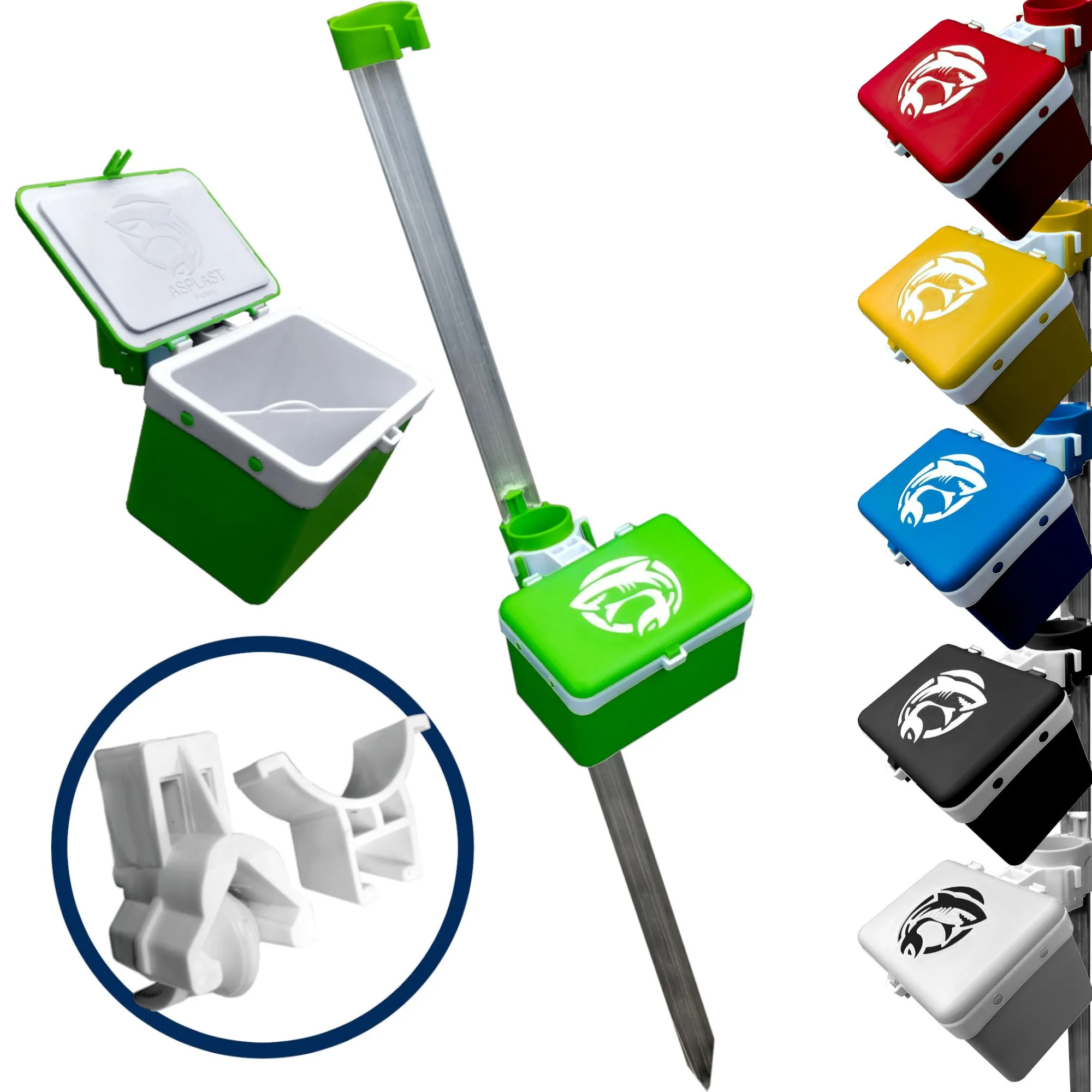 Suporte de Vara com Caixa Térmica e Adaptador | Asplast