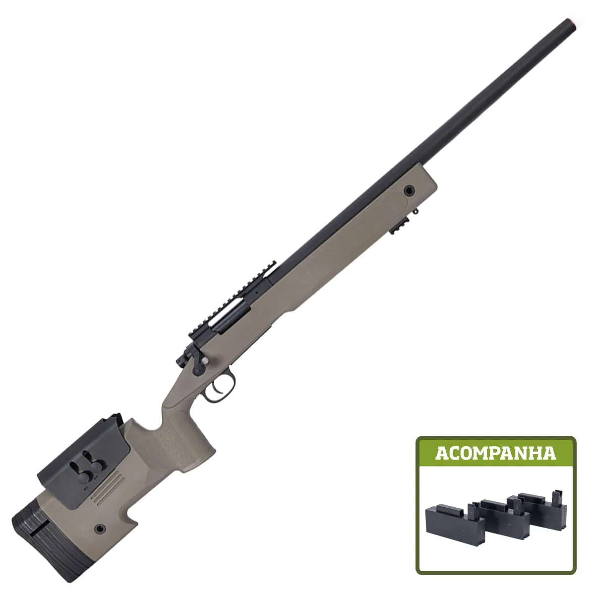 Sniper de Airsoft M40 SA-S02 Core S-Series Tan - Specna Arms