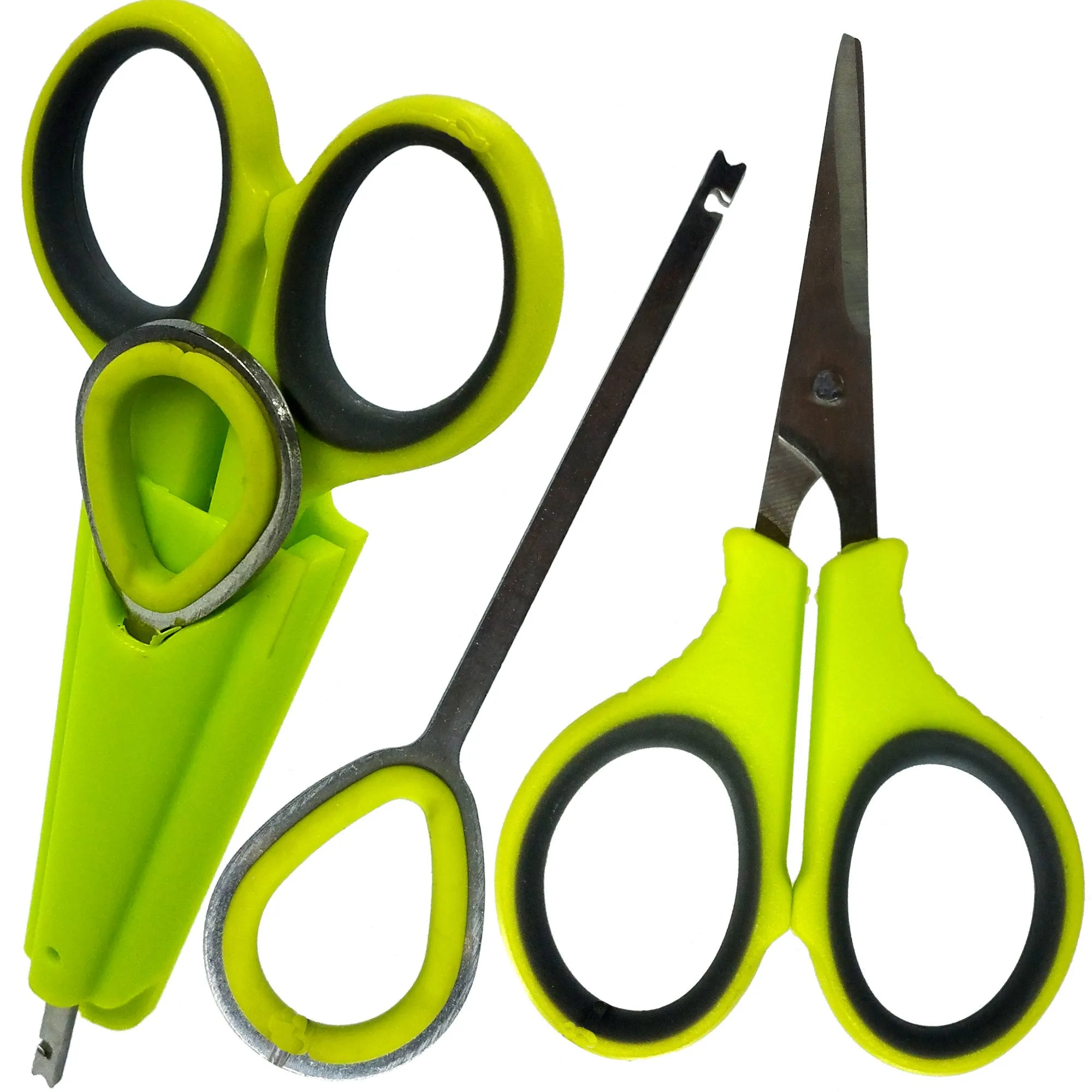 Tesoura Inoxidável com Iscador e Protetor | 13cm