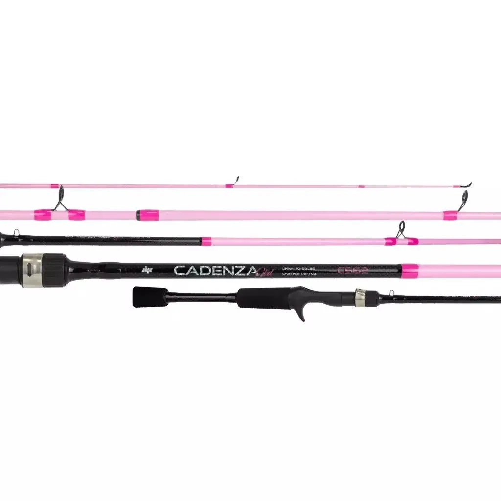 Vara Carretilha Albatroz Cadenza Girl 1,68m 8-17lbs 2 Partes
