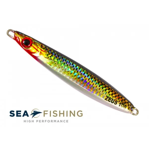 Isca artificial metal Jig Sea Fishing modelo Zeus 100 g cor 028